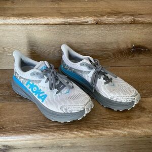 Hoka One Size 7.5 Challenger ATR 7 Women's Running Shoes Grey Gray Blue